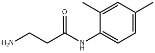 N~1~-(2,4-dimethylphenyl)-beta-alaninamide(SALTDATA: HCl) Struktur