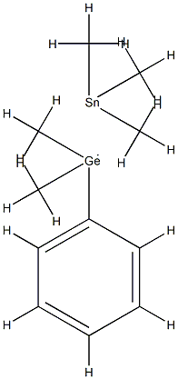 dimethyl-phenyl-germanium, trimethyltin Struktur