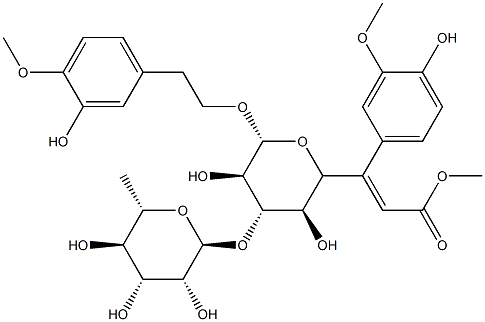 2-(4-Methoxy-3-hydroxyphenyl)ethyl 6-O-(4-hydroxy-3-methoxycinnamoyl)-3-O-(α-L-rhamnopyranosyl)-β-D-glucopyranoside