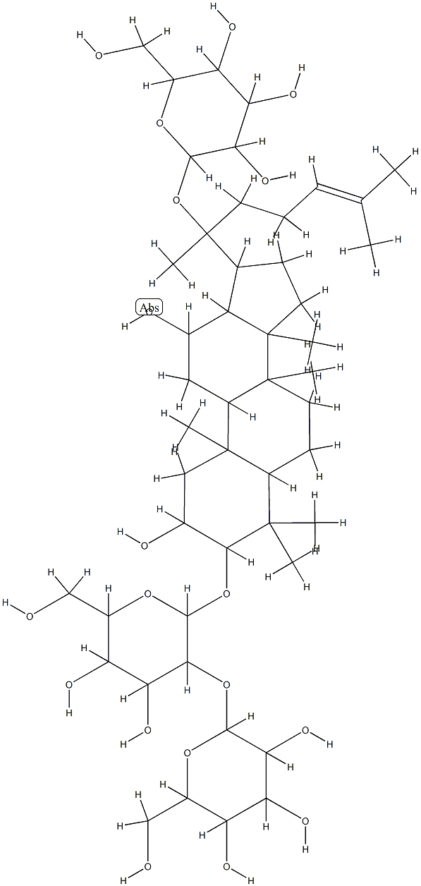 绞股蓝皂苷 XLVI, 94705-70-1, 结构式