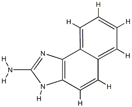 1H-Naphth[1,2-d]imidazol-2-amine(9CI) 结构式