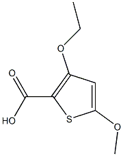2-Thiophenecarboxylicacid,3-ethoxy-5-methoxy-(9CI) Structure