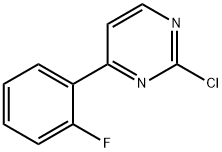 2-chloro-4-(2-fluorophenyl)pyrimidine(WX150102) Structure