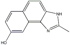 1H-Naphth[1,2-d]imidazol-8-ol,2-methyl-(7CI) Structure