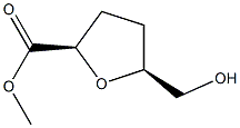 D-erythro-Hexonic acid, 2,5-anhydro-3,4-dideoxy-, methyl ester (9CI) Struktur