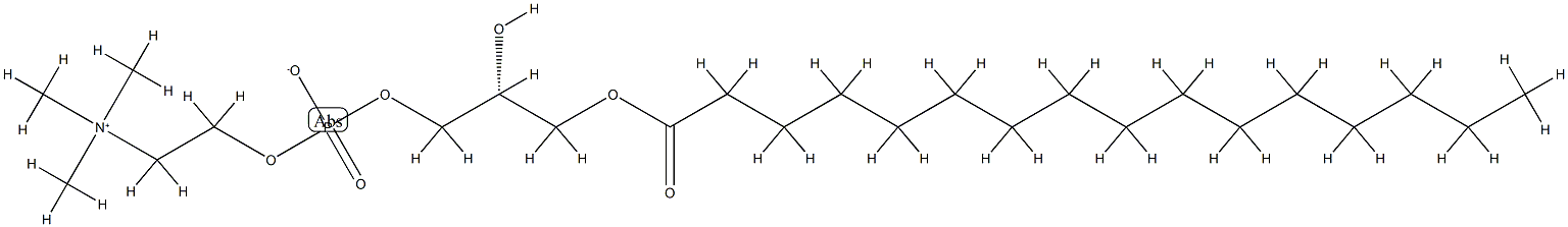 L-ALPHA-LYSOPHOSPHATIDYLCHOLINE, SOYBEAN Structure