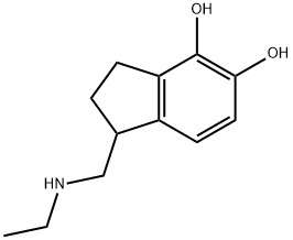1H-Indene-4,5-diol,1-[(ethylamino)methyl]-2,3-dihydro-(9CI) 结构式