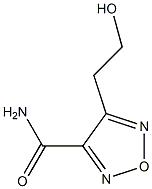 1,2,5-Oxadiazole-3-carboxamide,4-(2-hydroxyethyl)-(9CI) Structure