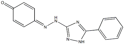 4-[(3-phenyl-1H-1,2,4-triazol-5-yl)diazenyl]phenol Struktur