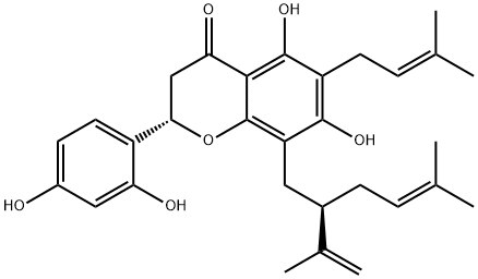 苦参醇B 结构式