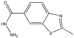 6-Benzothiazolecarboxylicacid,2-methyl-,hydrazide(6CI) 结构式
