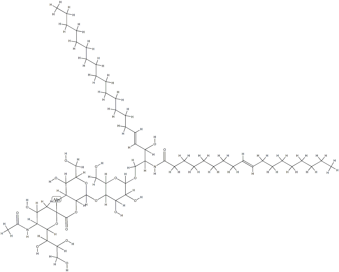 ganglioside GM3 lactone,99477-47-1,结构式