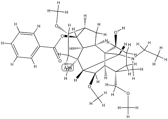 14-Benzoylneoline Struktur