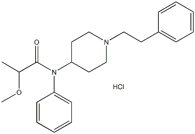 '-methoxy Fentanyl (hydrochloride),101365-58-6,结构式
