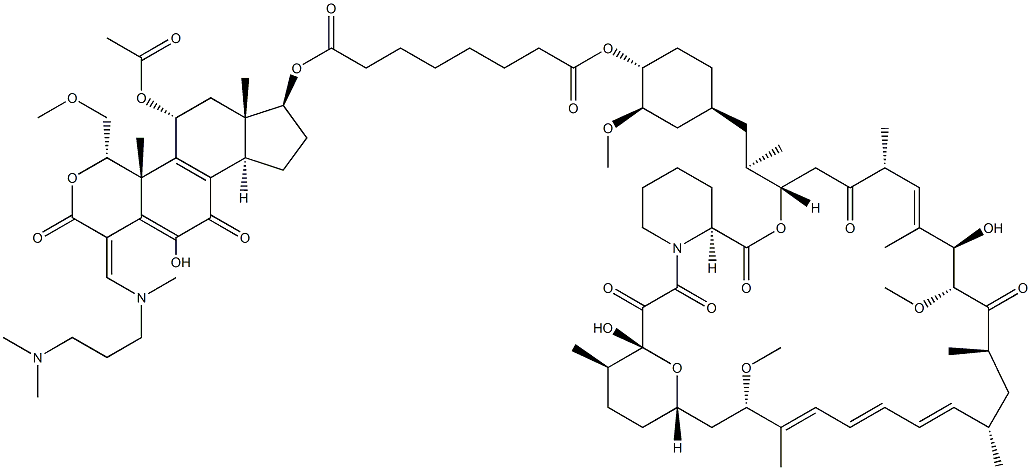 Wortmannin-Rapamycin Conjugate Structure