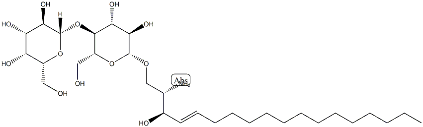 lactosyl lysosphingolipid Struktur