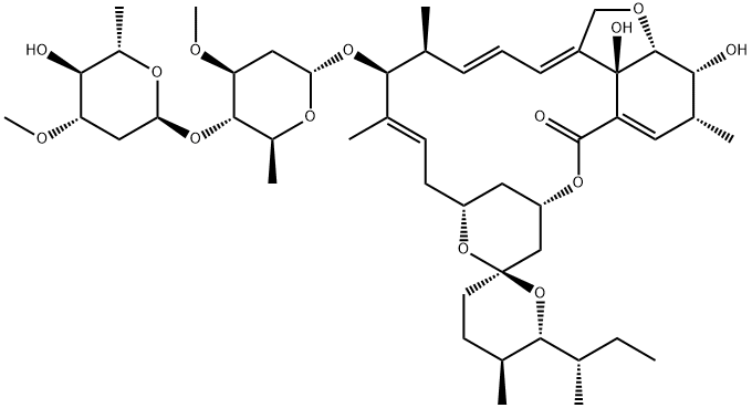 Ivermectin EP Impurity I Structure