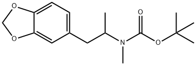 3,4 MDMA tert-butyl Carbamate Structure