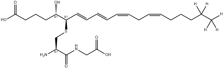 Leukotriene D4-d5 Struktur