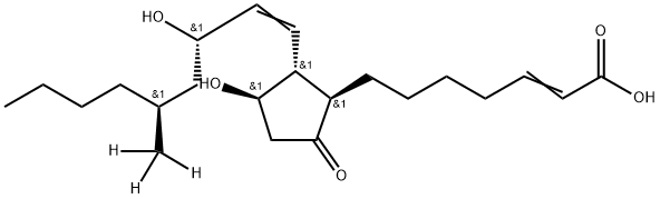 リマプロスト-D3 化学構造式
