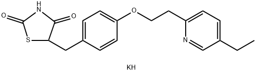 Pioglitazone (potassium salt), 1266523-09-4, 结构式