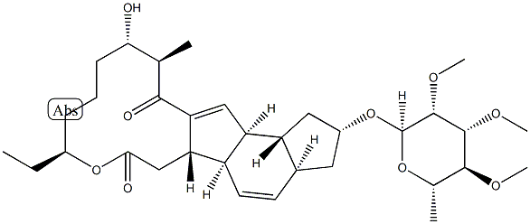 多杀菌素A拟糖昔配基, 131929-68-5, 结构式