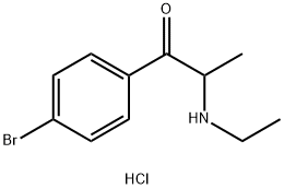 4-Bromoethcathinone (hydrochloride), 135333-26-5, 结构式