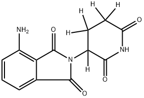 Pomalidomide-d5 Structure