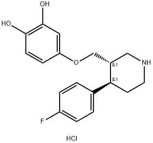 Desmethylene Paroxetine hydrochloride solution Struktur