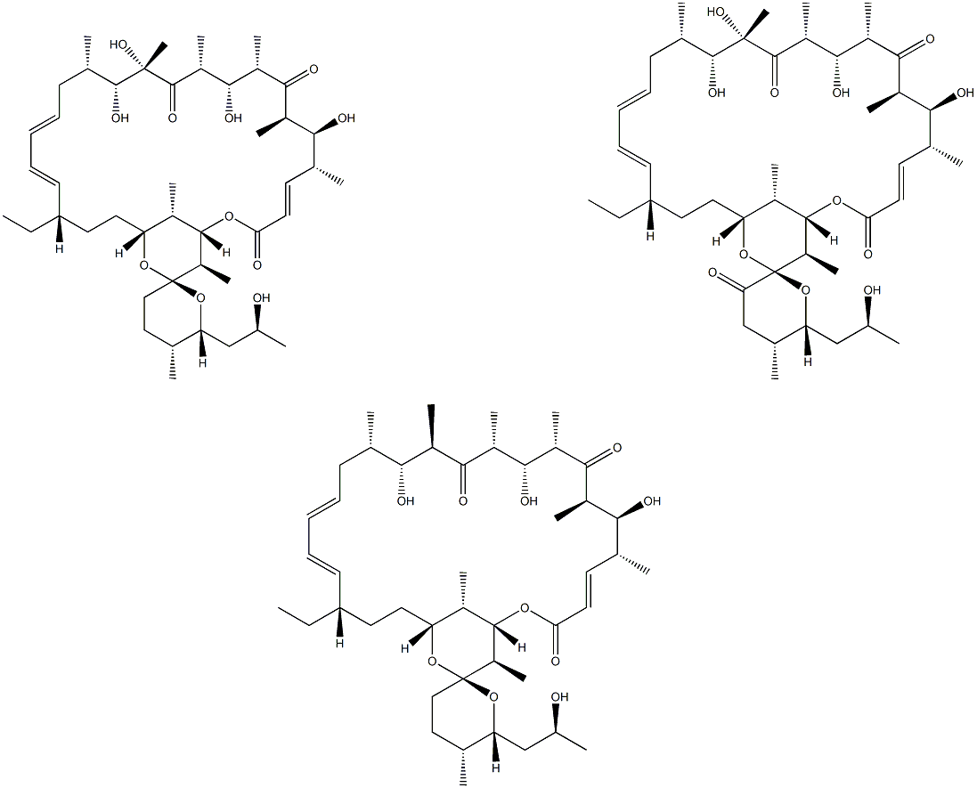オリゴマイシン 化学構造式