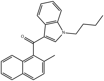 JWH 073 2-methylnaphthyl analog 化学構造式