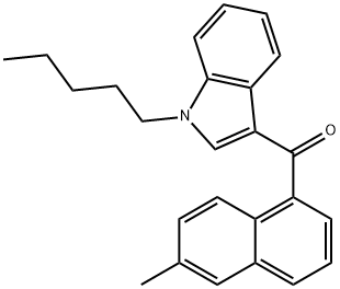 JWH 122 6-methylnaphthyl isomer, 1427325-68-5, 结构式