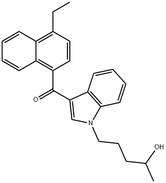 JWH 210 N-(4-hydroxypentyl) metabolite Struktur