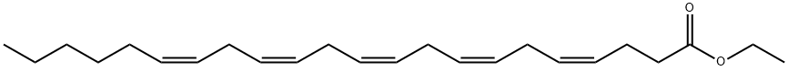 all-cis-4,7,10,13,16-Docosapentaenoic Acid ethyl ester, 142828-42-0, 结构式