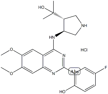 CCT 241533 hydrochloride 化学構造式