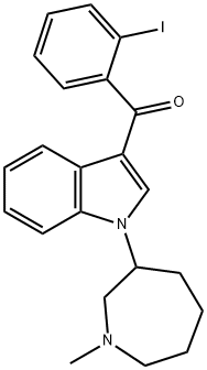 AM2233 azepane isomer Struktur
