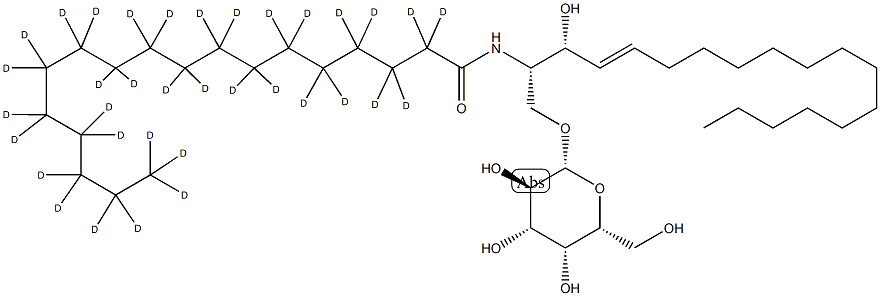 C18 Galactosylceramide-d35 (d18:1/18:0-d35) Struktur