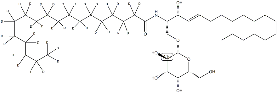 C18 Galactosylceramide-d35 (d18:1/18:0-d35) 结构式
