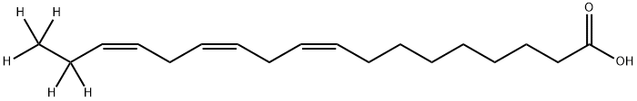 .alpha.-Linolenic Acid-d5 结构式