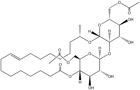 Lactonic Sophorolipid Structure