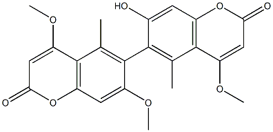 Isokotanin B Struktur