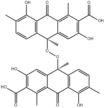 (+)-Oxanthromicin 结构式