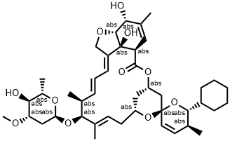 Doramectin monosaccharide, 165108-44-1, 结构式