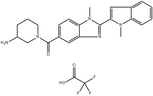 GSK121 (trifluoroacetate salt), 1652591-80-4, 结构式