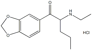 N-Ethylpentylone (hydrochloride) Struktur