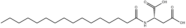 N-Palmitoyl-L-Aspartate, 1782-17-8, 结构式