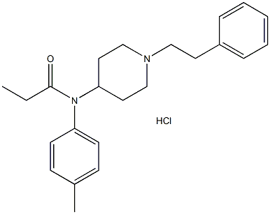 para-Methylfentanyl (hydrochloride) Struktur