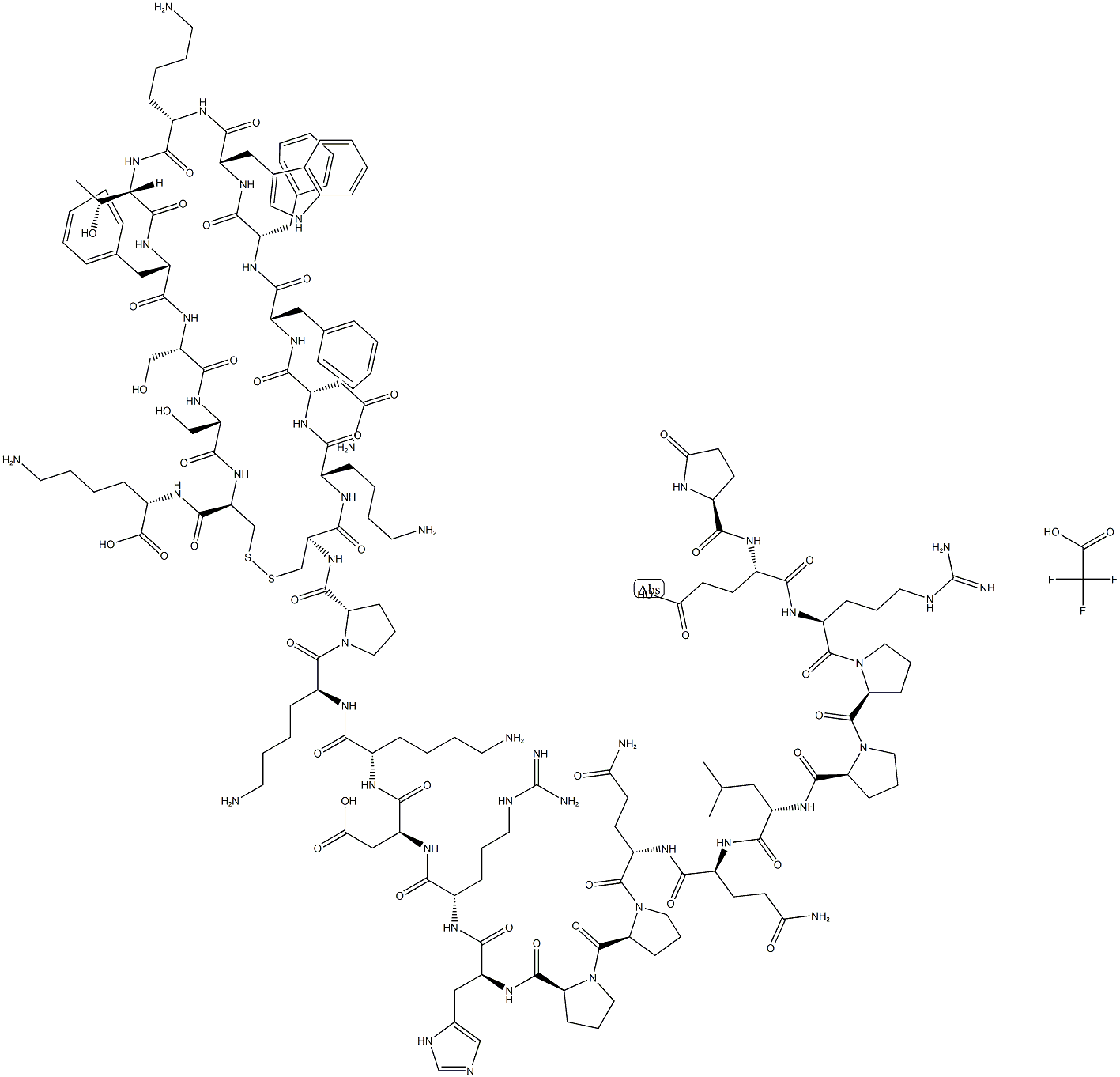 皮质抑素-29 (rat)               , 1815618-17-7, 结构式