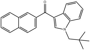 JWH 018 2'-naphthyl-N-(2,2-dimethylpropyl) isomer Struktur