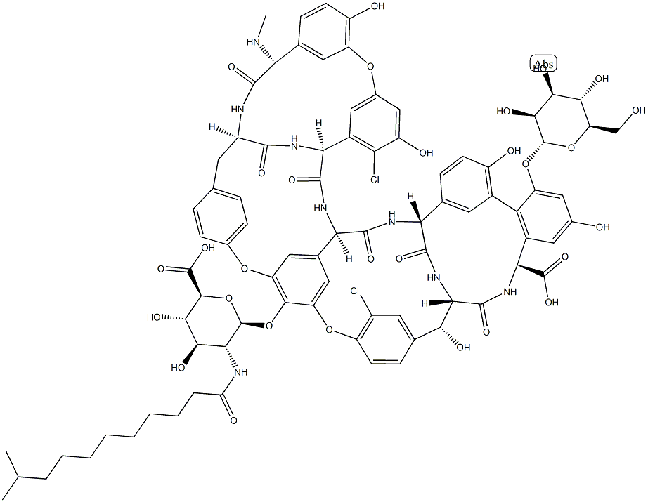 寡子菌素复合物, 187888-13-7, 结构式